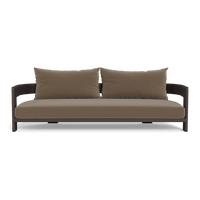Victoria Aluminum 3 Seat Sofa