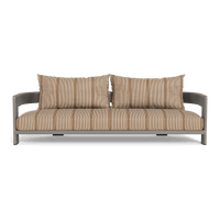 Victoria Aluminum 3 Seat Sofa