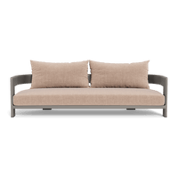 Victoria Aluminum 3 Seat Sofa