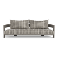 Victoria Aluminum 3 Seat Sofa