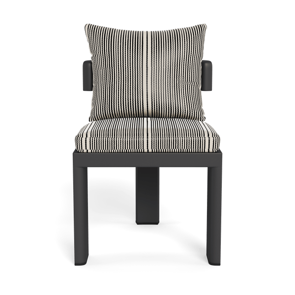 VICTORIA ALUMINUM Armless Dining Chair | Aluminum Asteroid, Bateau Classic,