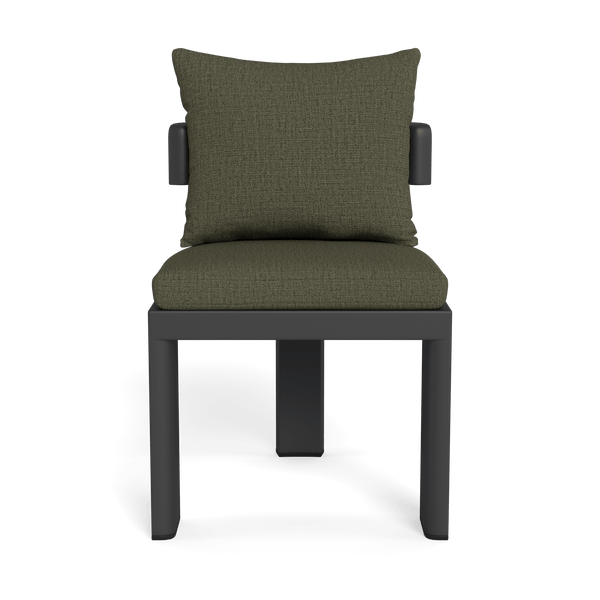 VICTORIA ALUMINUM Armless Dining Chair | Aluminum Asteroid, Stirling Moss,