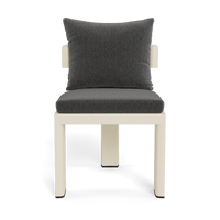 Victoria Aluminum Armless Dining Chair