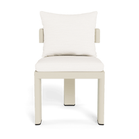 Victoria Aluminum Armless Dining Chair