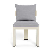 Victoria Aluminum Armless Dining Chair