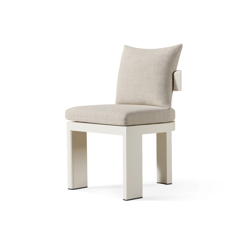 Victoria Aluminum Armless Dining Chair