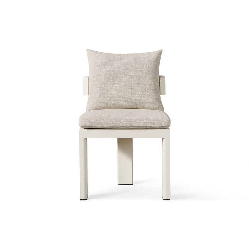 Victoria Aluminum Armless Dining Chair