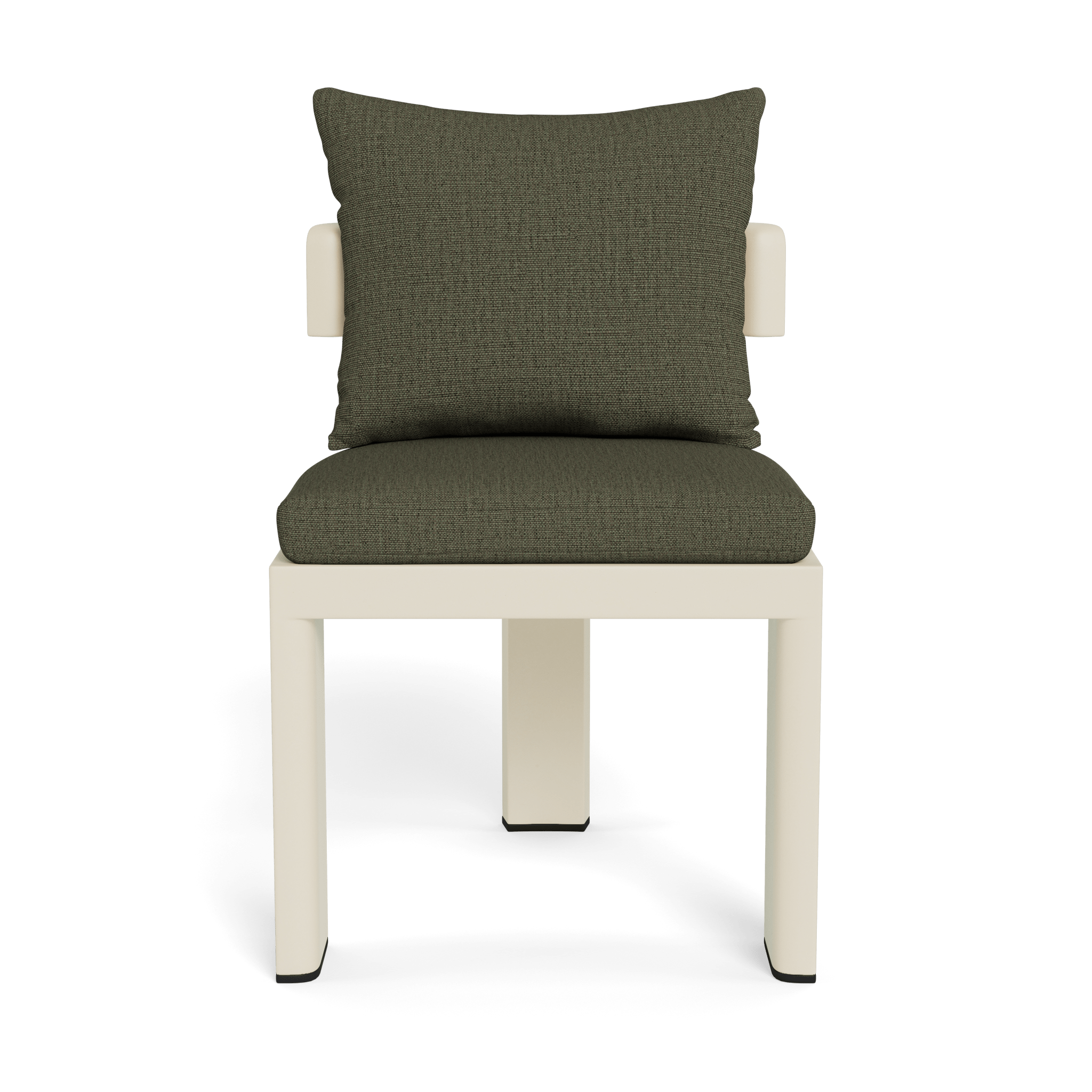 Victoria Aluminum Armless Dining Chair