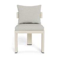 Victoria Aluminum Armless Dining Chair