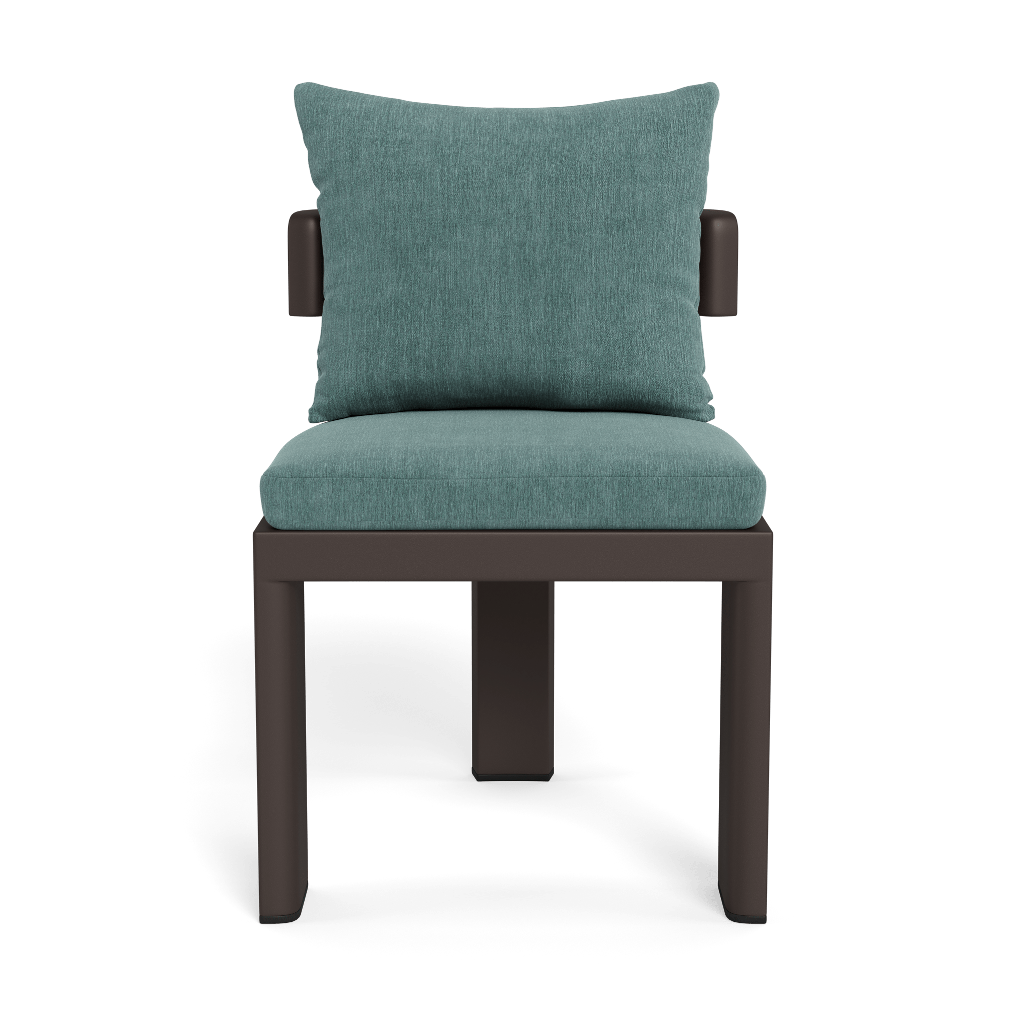 Victoria Aluminum Armless Dining Chair