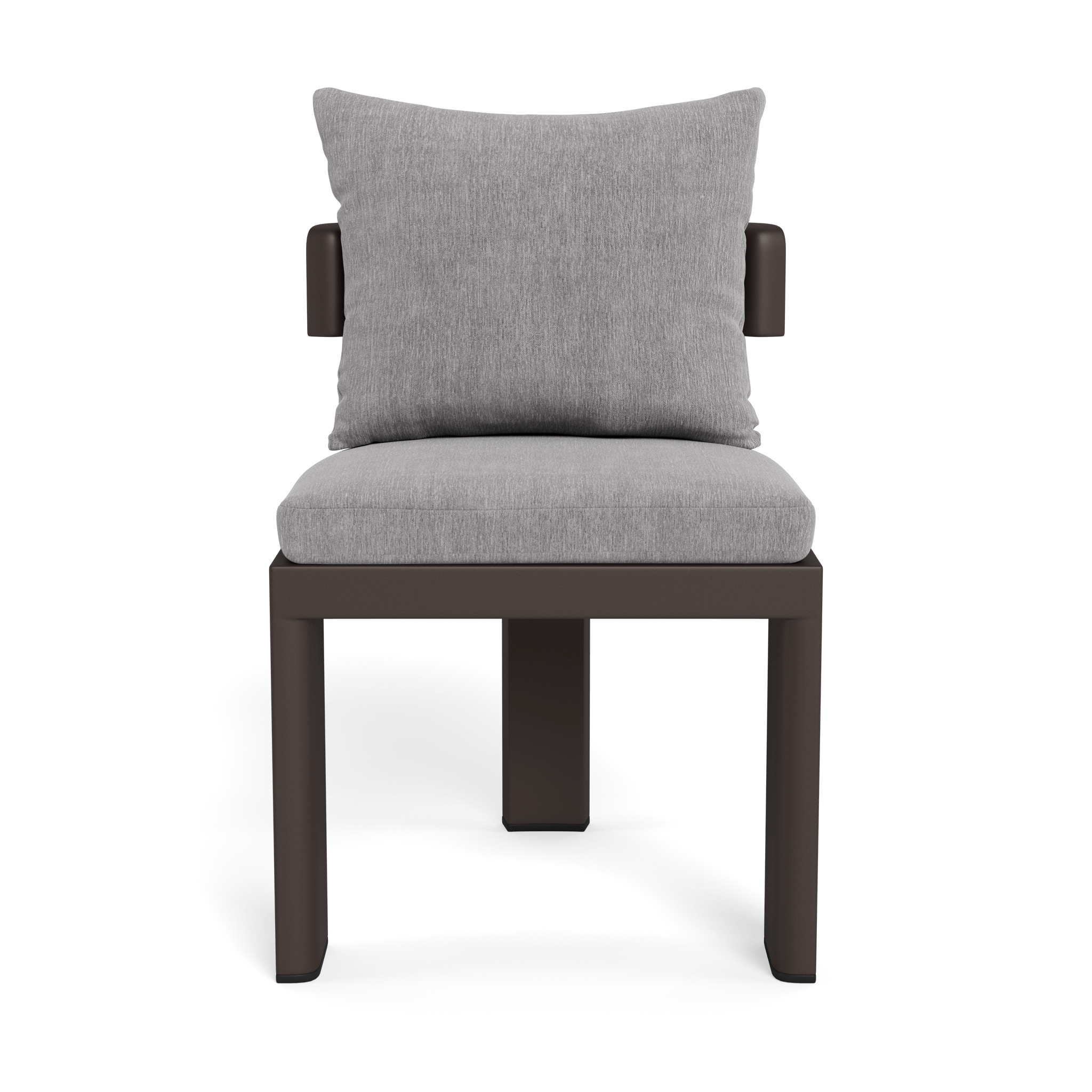 Victoria Aluminum Armless Dining Chair