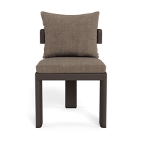Victoria Aluminum Armless Dining Chair