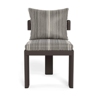 Victoria Aluminum Armless Dining Chair