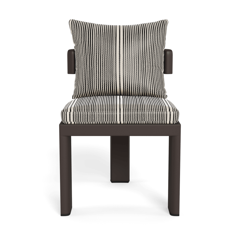 Victoria Aluminum Armless Dining Chair