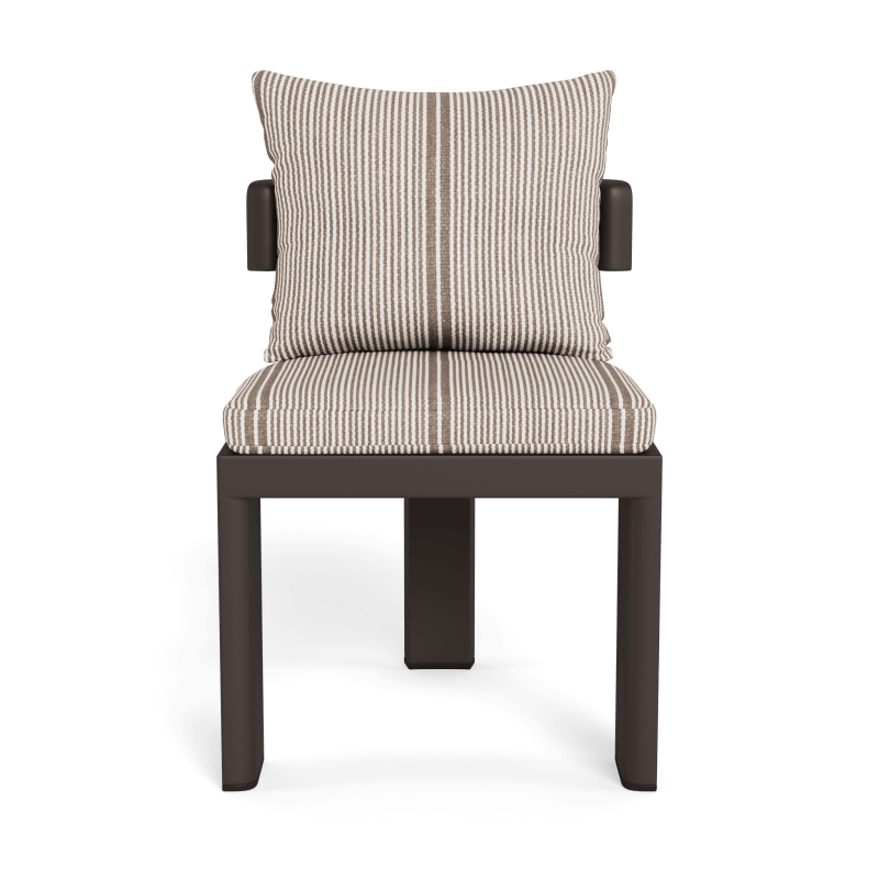 Victoria Aluminum Armless Dining Chair