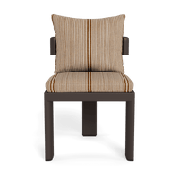 Victoria Aluminum Armless Dining Chair