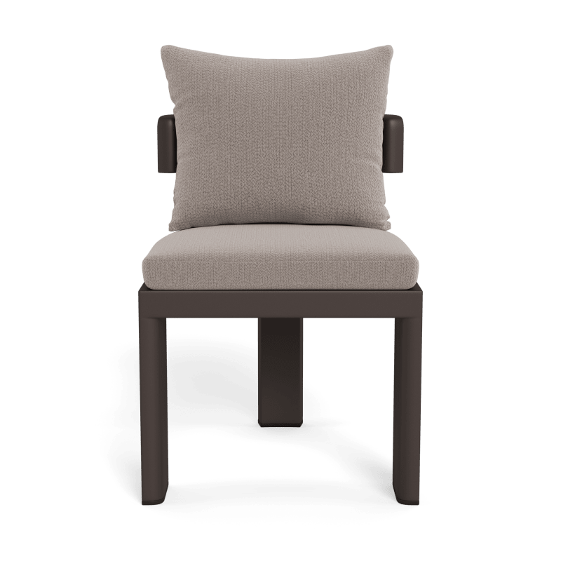 Victoria Aluminum Armless Dining Chair