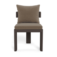 Victoria Aluminum Armless Dining Chair