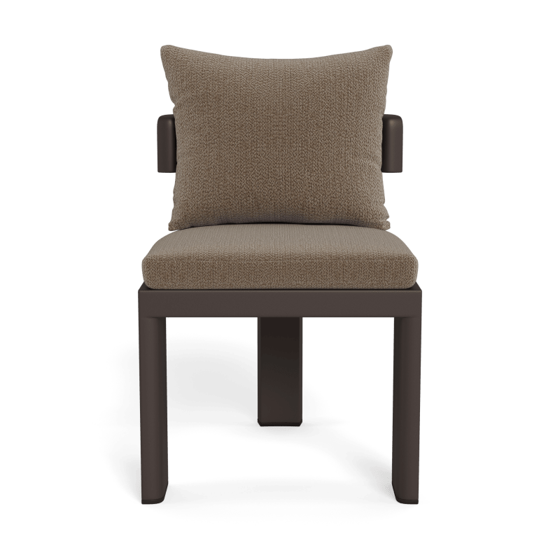Victoria Aluminum Armless Dining Chair