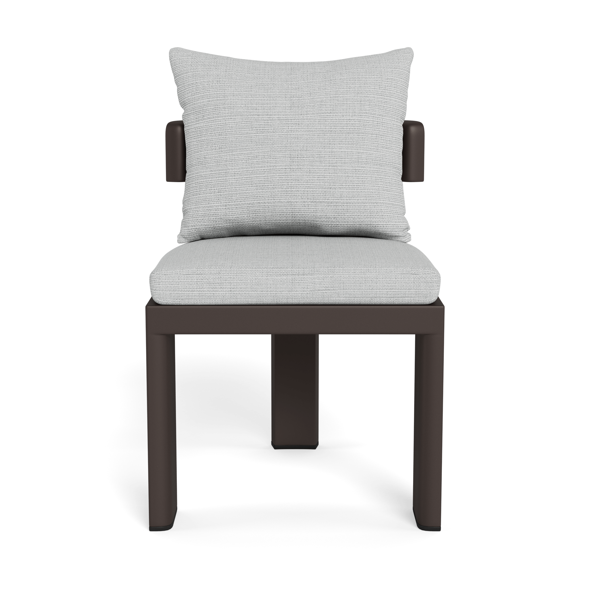 Victoria Aluminum Armless Dining Chair