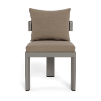 Victoria Aluminum Armless Dining Chair