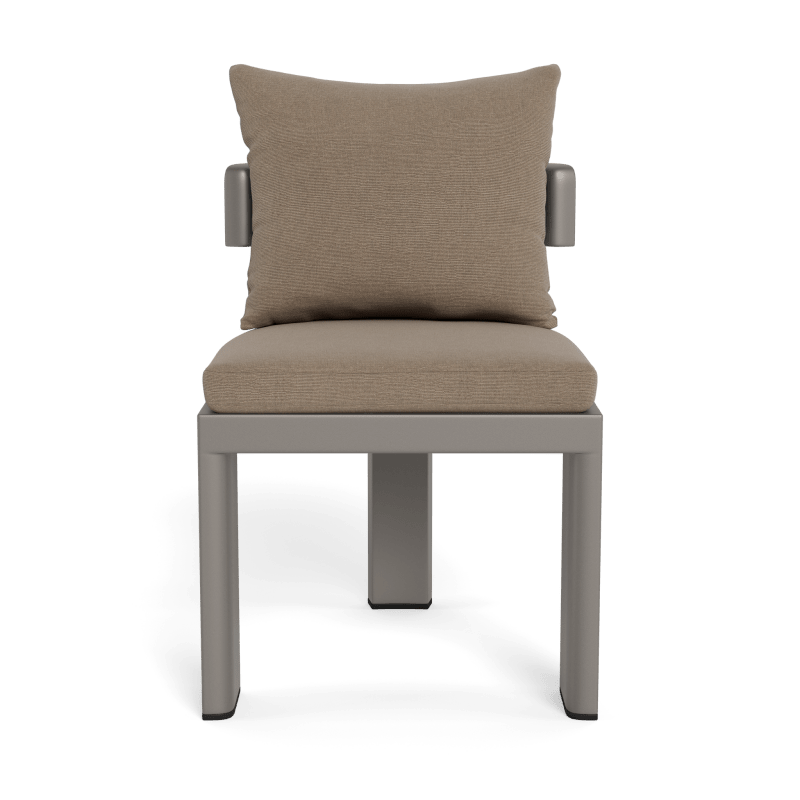 Victoria Aluminum Armless Dining Chair