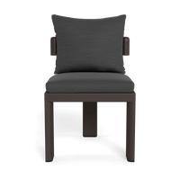 Victoria Aluminum Armless Dining Chair