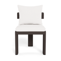 Victoria Aluminum Armless Dining Chair