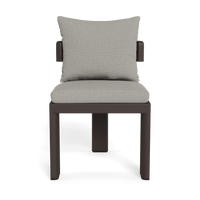 Victoria Aluminum Armless Dining Chair