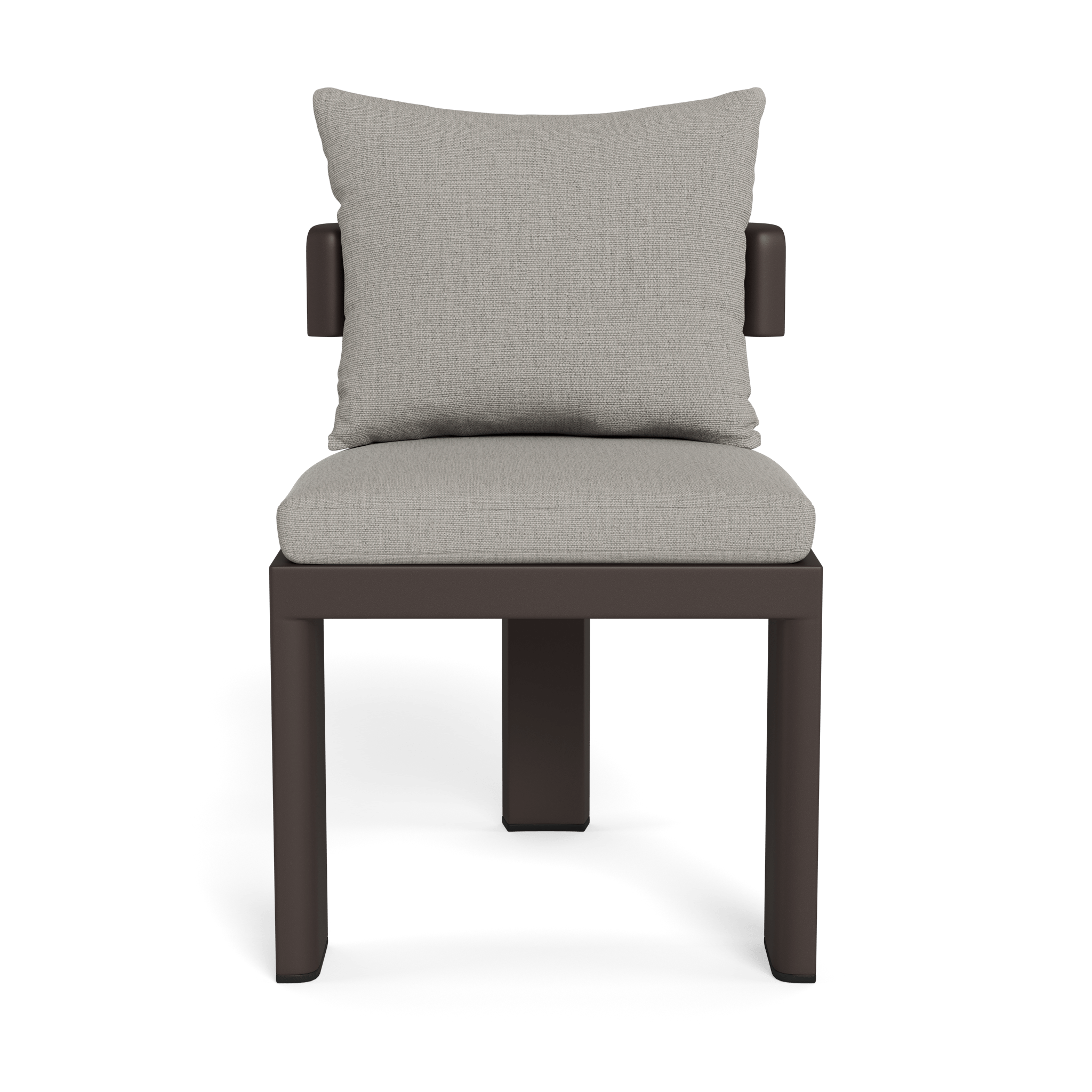 Victoria Aluminum Armless Dining Chair