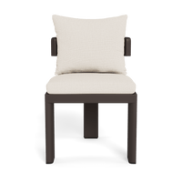 Victoria Aluminum Armless Dining Chair