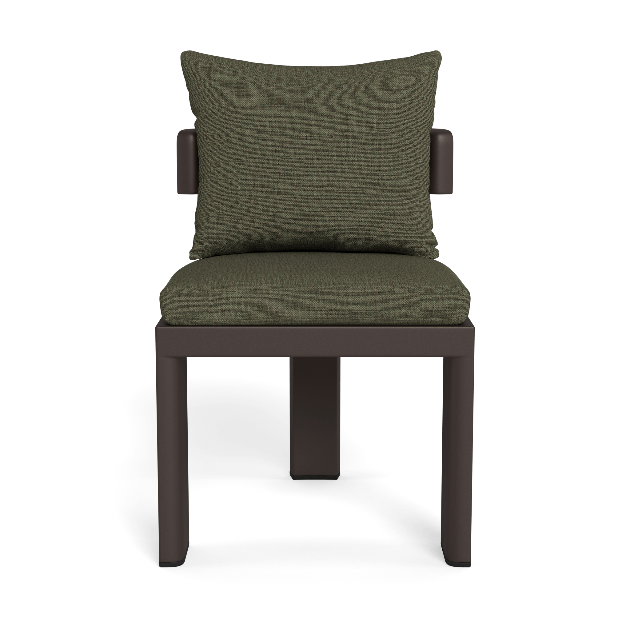 Victoria Aluminum Armless Dining Chair
