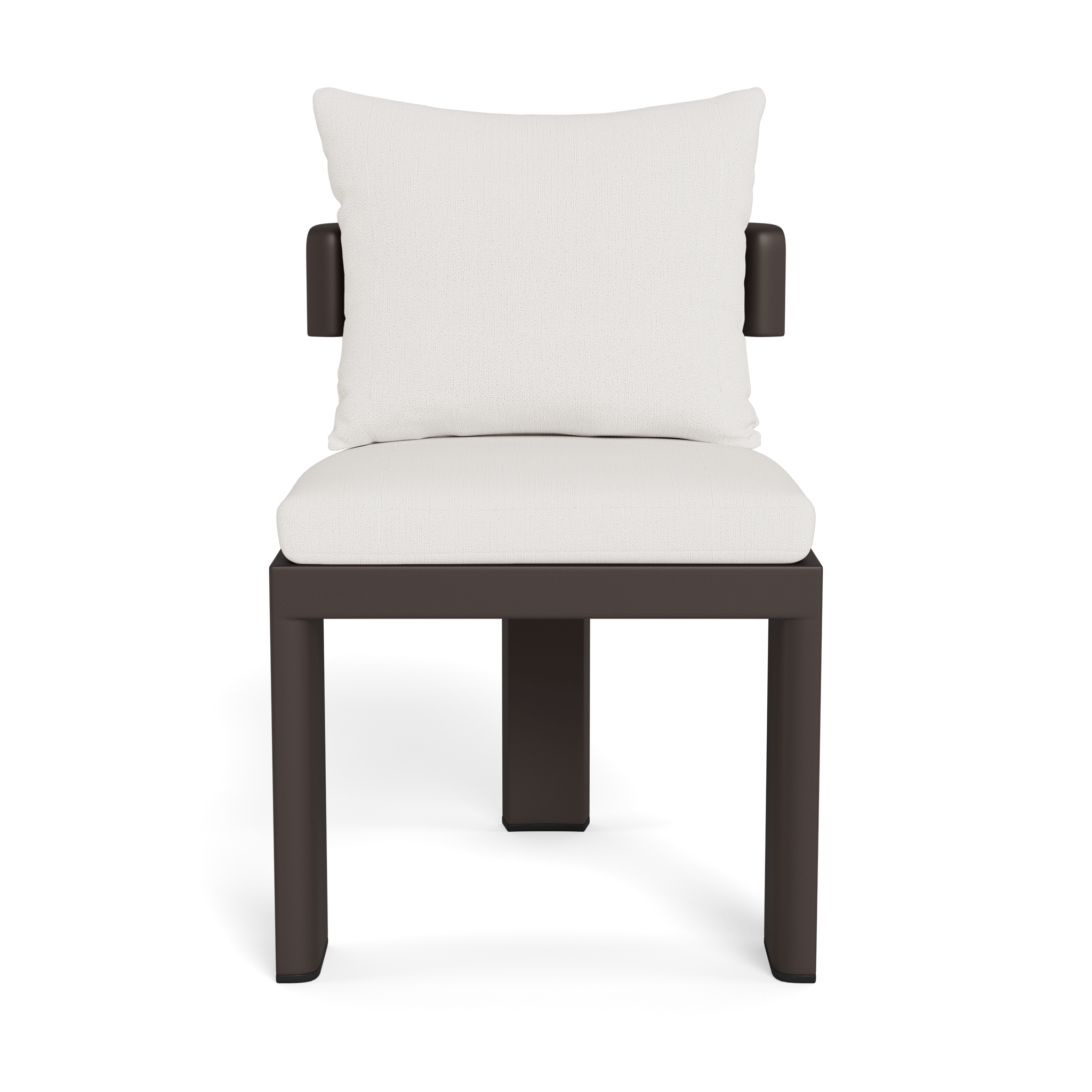 Victoria Aluminum Armless Dining Chair