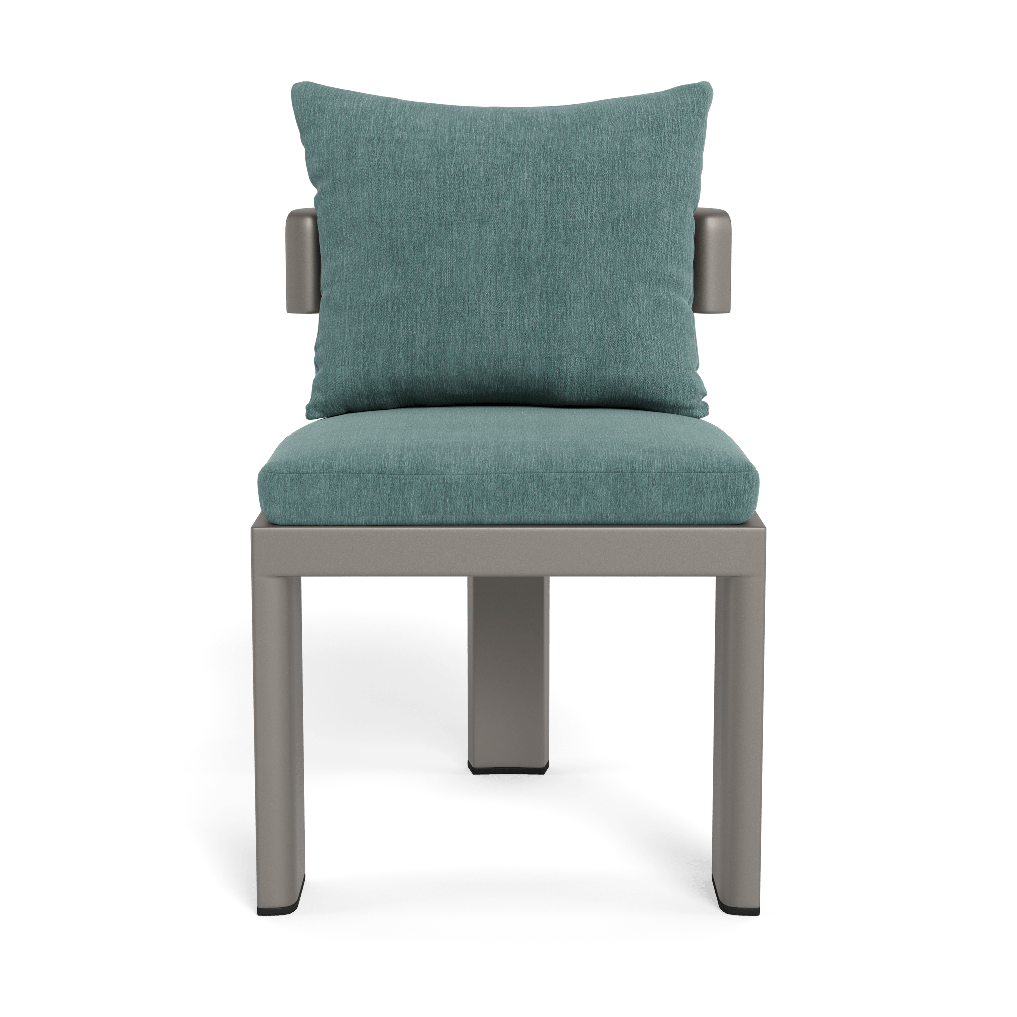 Victoria Aluminum Armless Dining Chair
