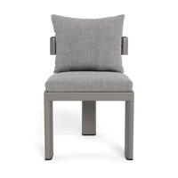 Victoria Aluminum Armless Dining Chair