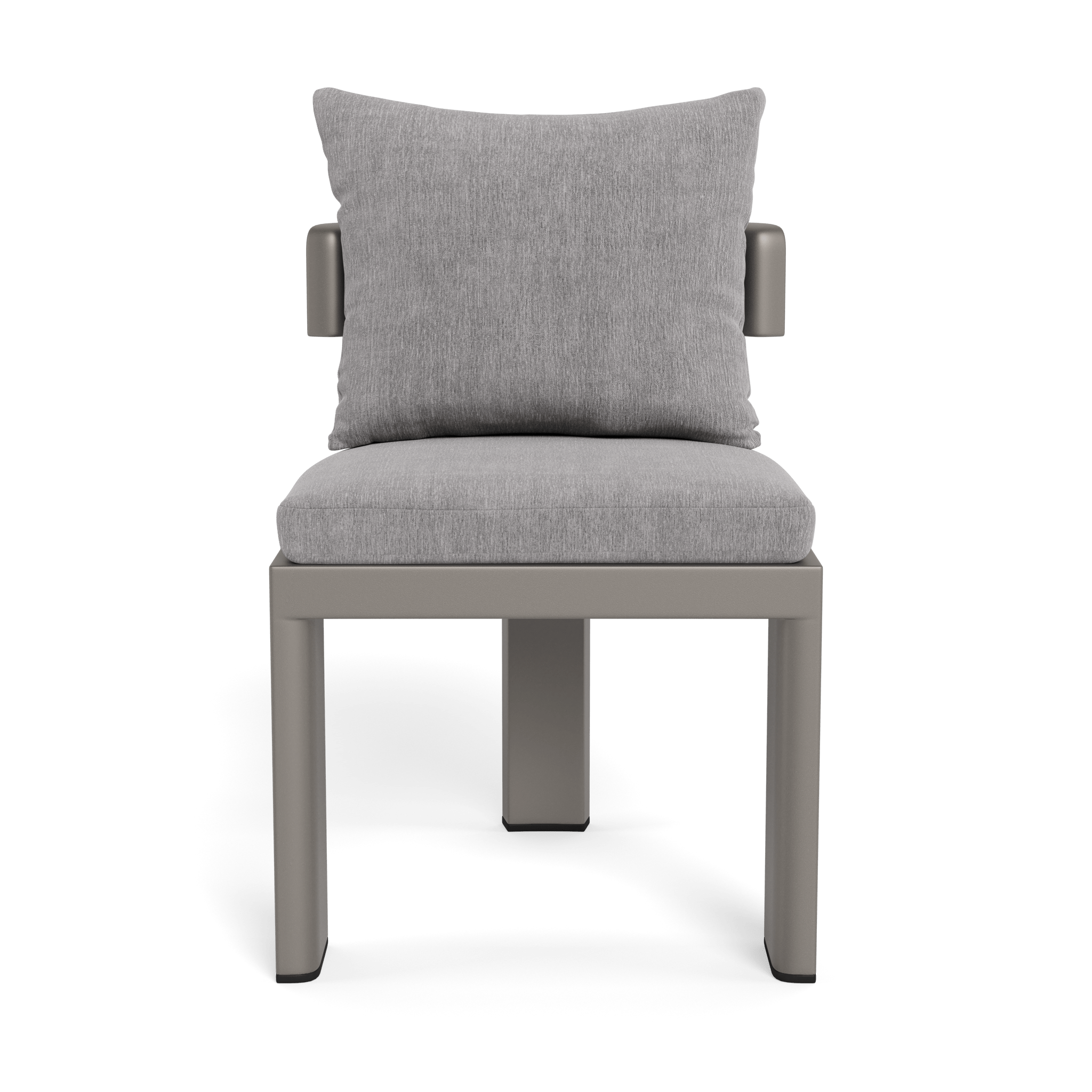 Victoria Aluminum Armless Dining Chair
