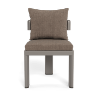 Victoria Aluminum Armless Dining Chair
