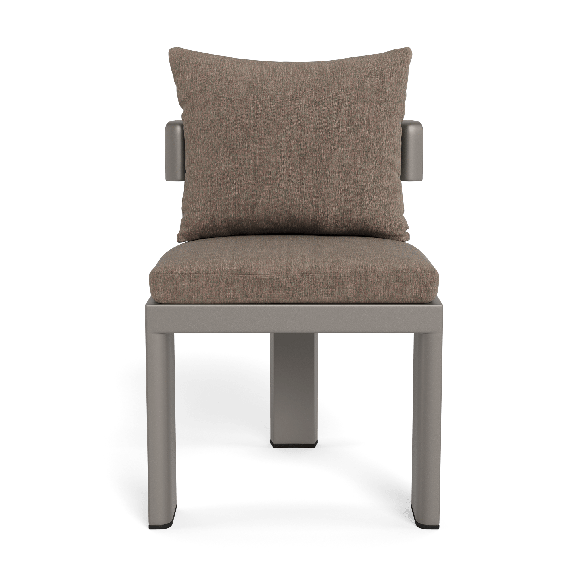 Victoria Aluminum Armless Dining Chair