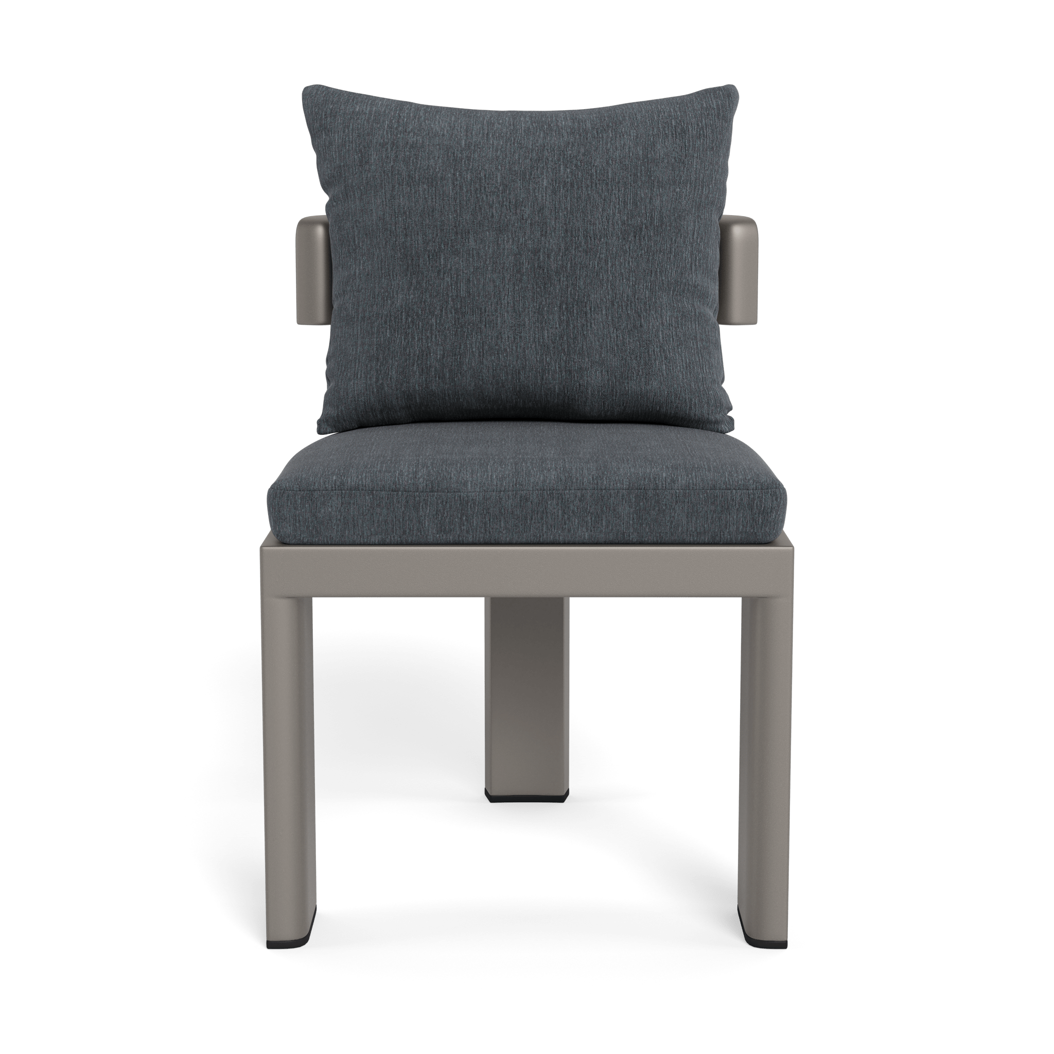 Victoria Aluminum Armless Dining Chair