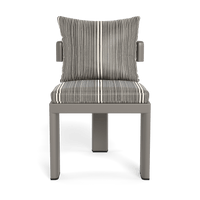Victoria Aluminum Armless Dining Chair