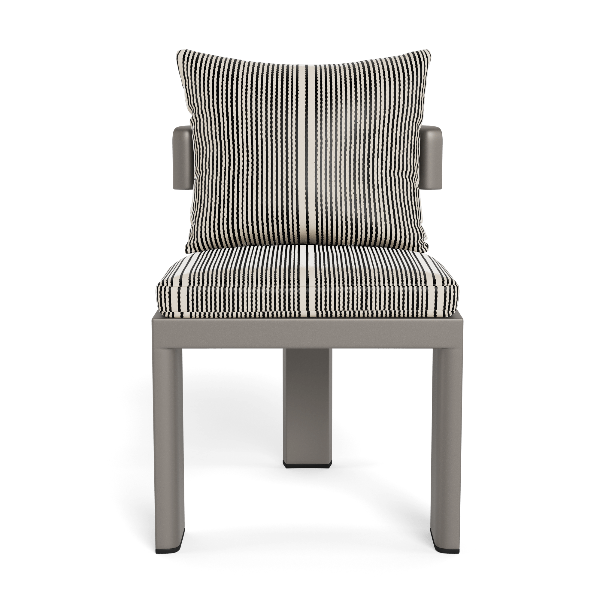 Victoria Aluminum Armless Dining Chair