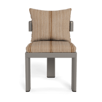 Victoria Aluminum Armless Dining Chair