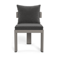 Victoria Aluminum Armless Dining Chair