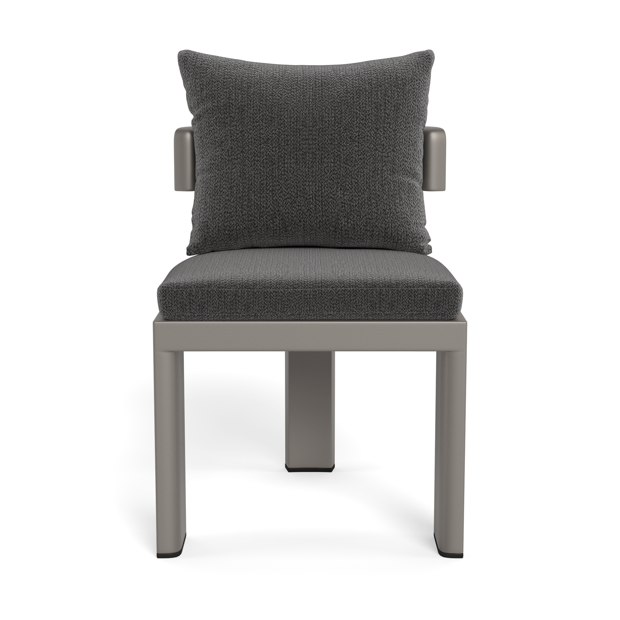 Victoria Aluminum Armless Dining Chair