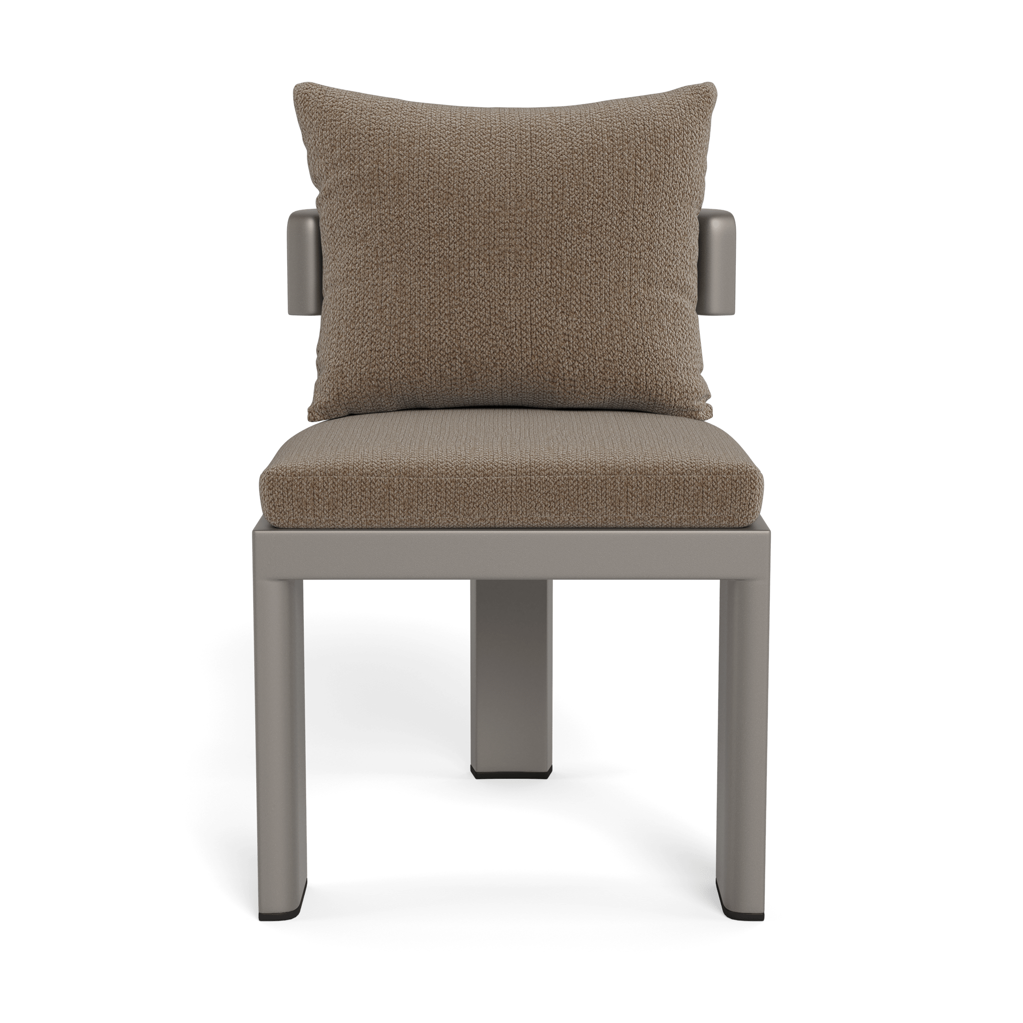 Victoria Aluminum Armless Dining Chair