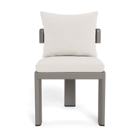 Victoria Aluminum Armless Dining Chair