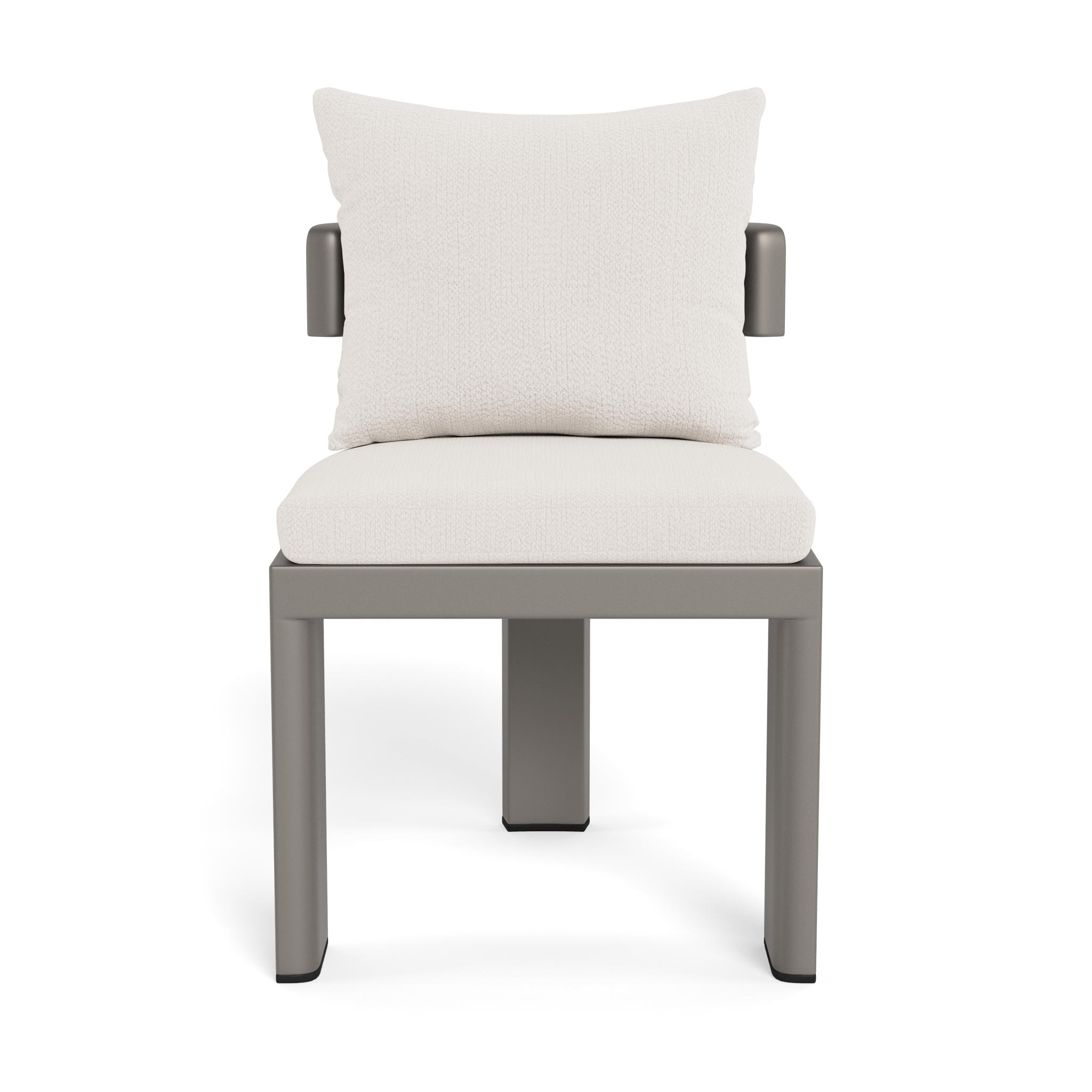 Victoria Aluminum Armless Dining Chair