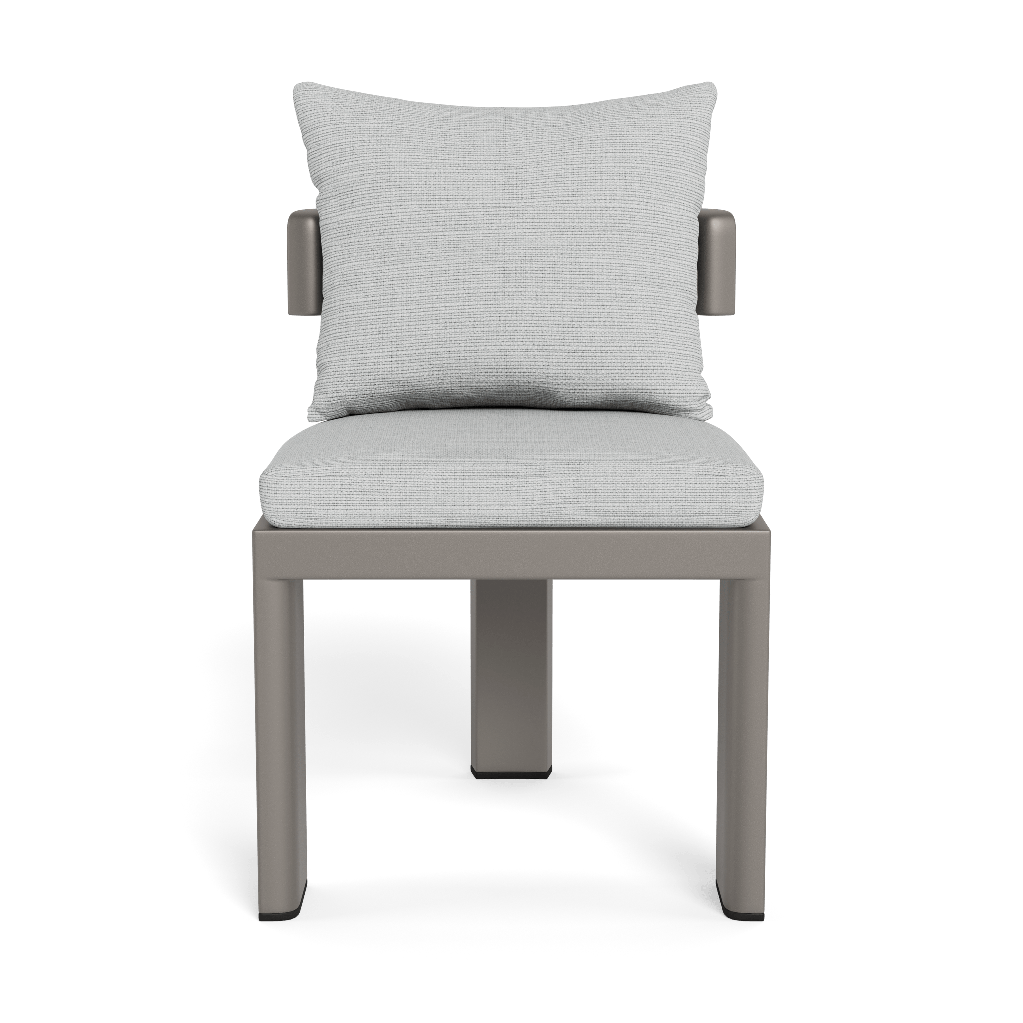 Victoria Aluminum Armless Dining Chair