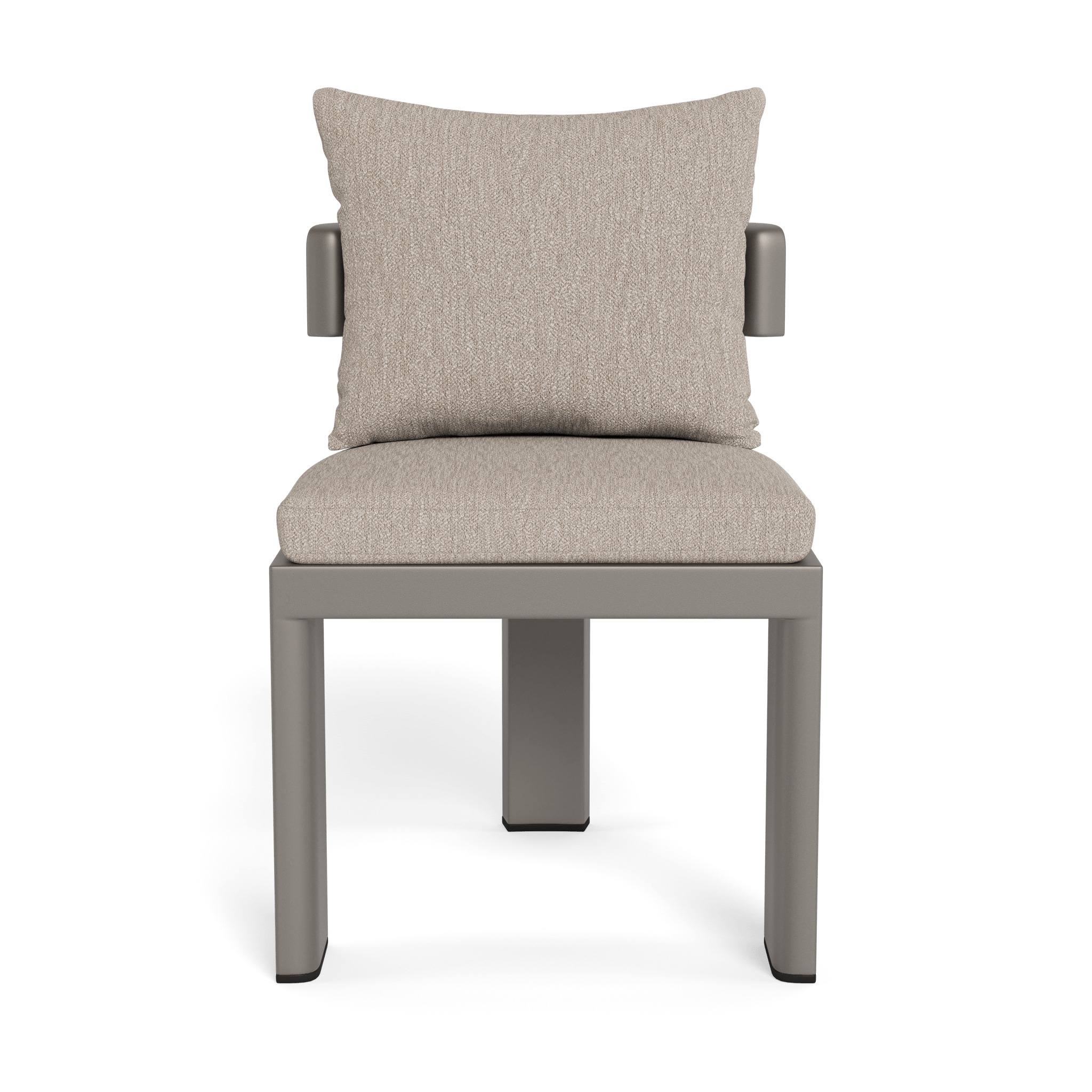 Victoria Aluminum Armless Dining Chair