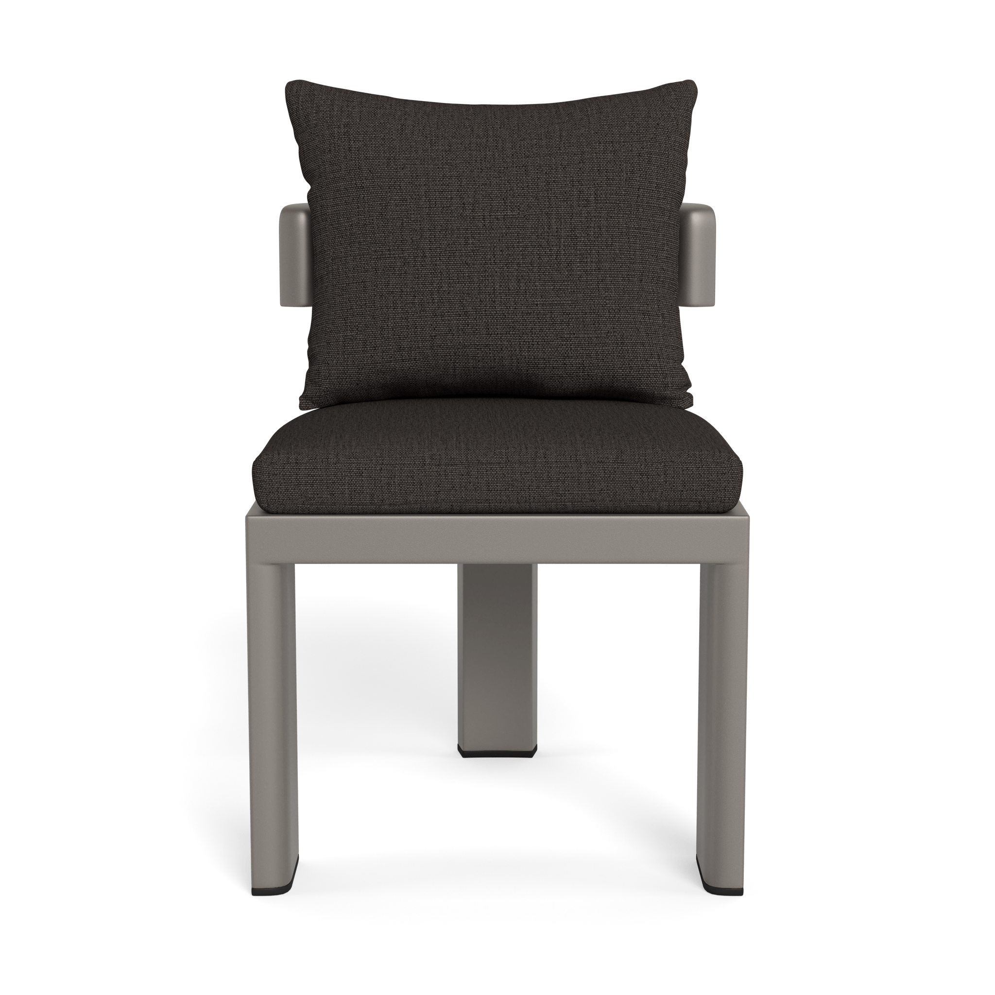 Victoria Aluminum Armless Dining Chair